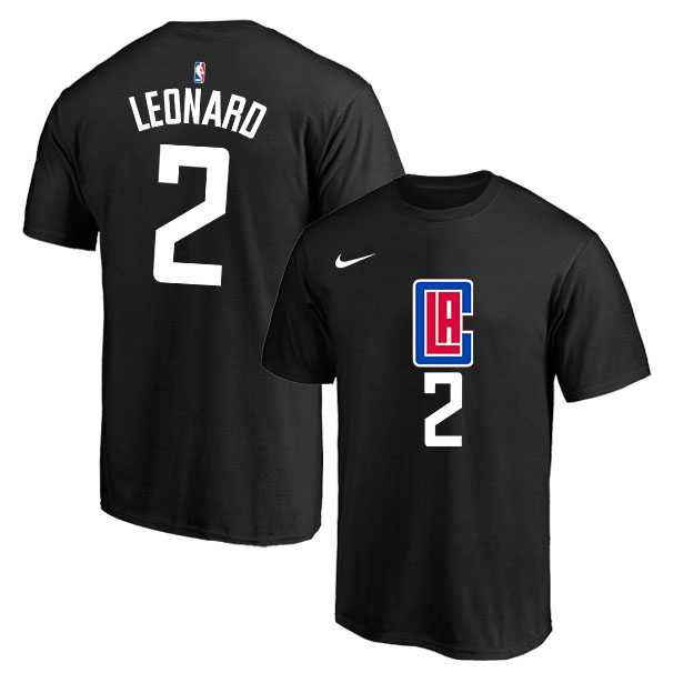Los Angeles Clippers 2 Kawhi Leonard Black Nike T-Shirt,We sell and wholesale Los Angeles Clippers 2 Kawhi Leonard Black Nike T-Shirt on line form chian!